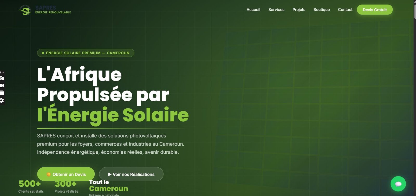 SAPRES — Hero desktop