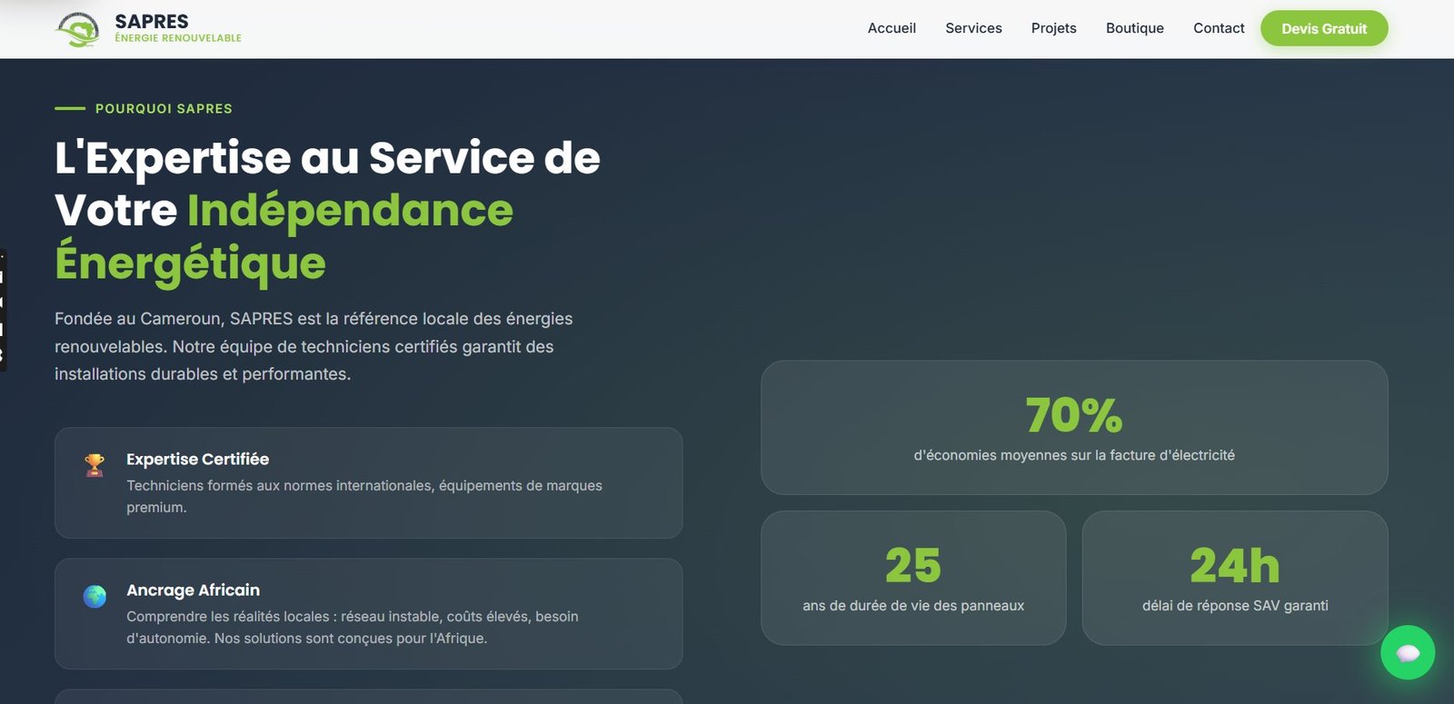 SAPRES — Expertise desktop